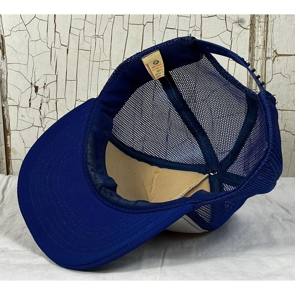 Vtg 70 80's WHEEL -a- RAMA Mesh TRUCKER Hat Snapback MOTORCYCLE Baseball Cap - Picture 5 of 7